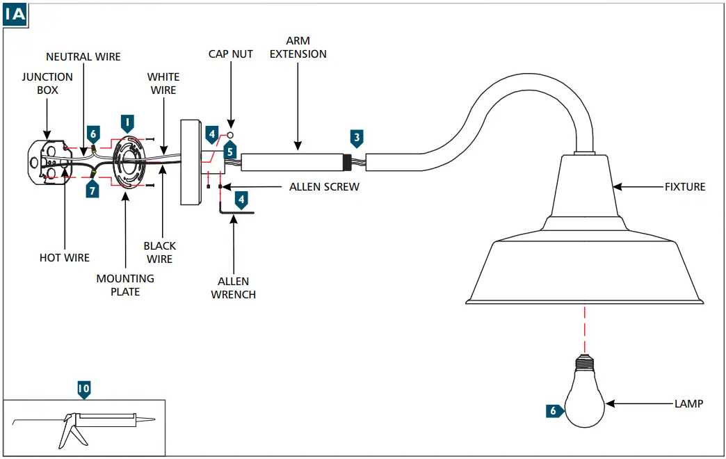 VISUAL COMFORT 8537401 Barn Light Outdoor Wall 10 - fig