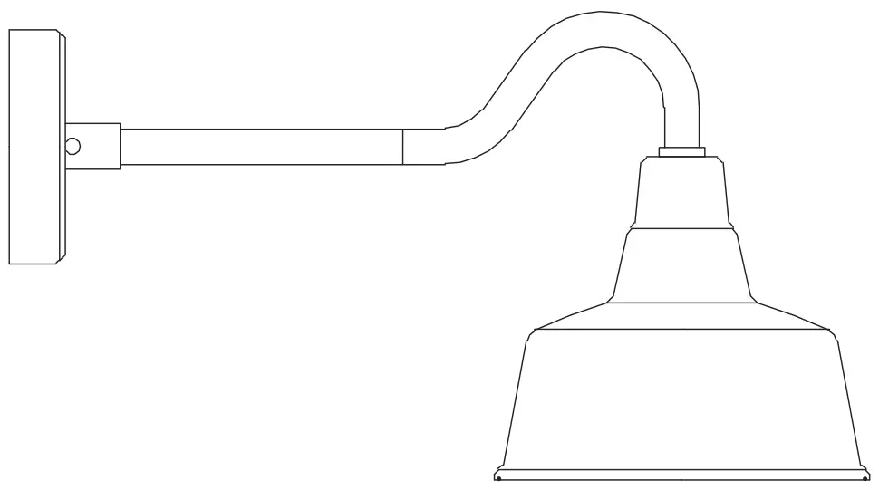 VISUAL COMFORT 8537401 Barn Light Outdoor Wall 10