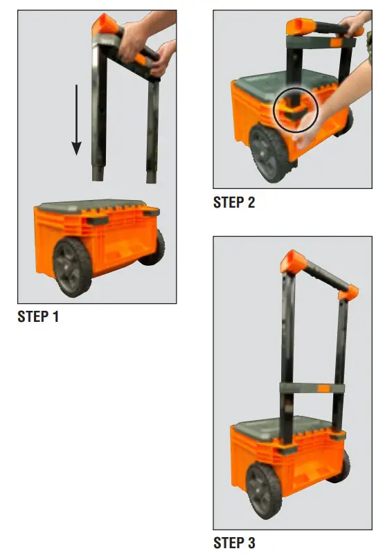 KLEIN TOOLS 54802MB MODbox Rolling Toolbox - step 2