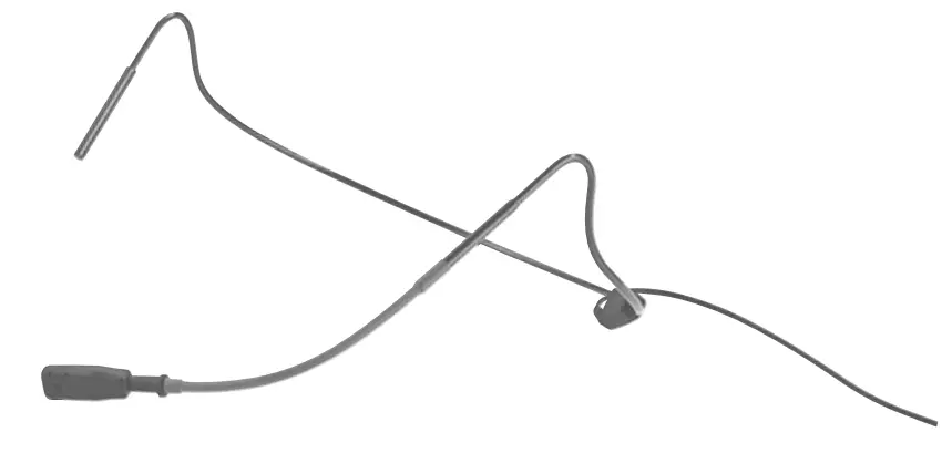 MONACOR HSE 330 SK Series Headband Microphone