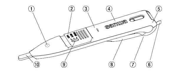 SANWA KD3 Voltage Detector Phase and Rotation Tester-fig-1
