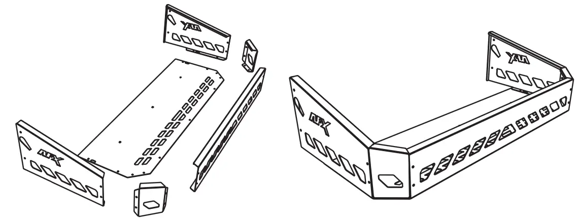 AFX MOTORSPORTS ACC092 Bed Extension - parts 1