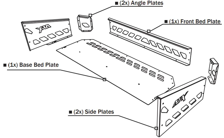 AFX MOTORSPORTS ACC092 Bed Extension - parts