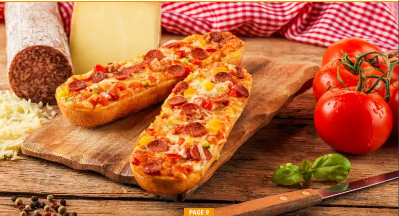 PIZZA-BAGUETTES SALAMI