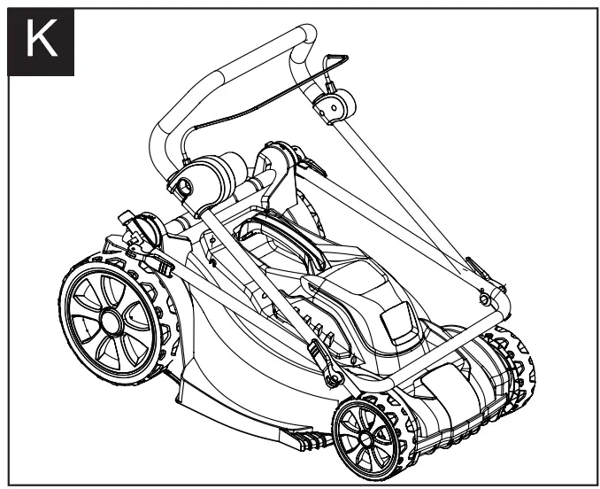 YARD FORCE EM N34A Electric Lawnmower SLM34L - patrs 2