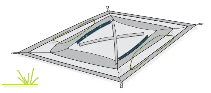 Eureka 2629112 Space Camp 4 Person Tent -