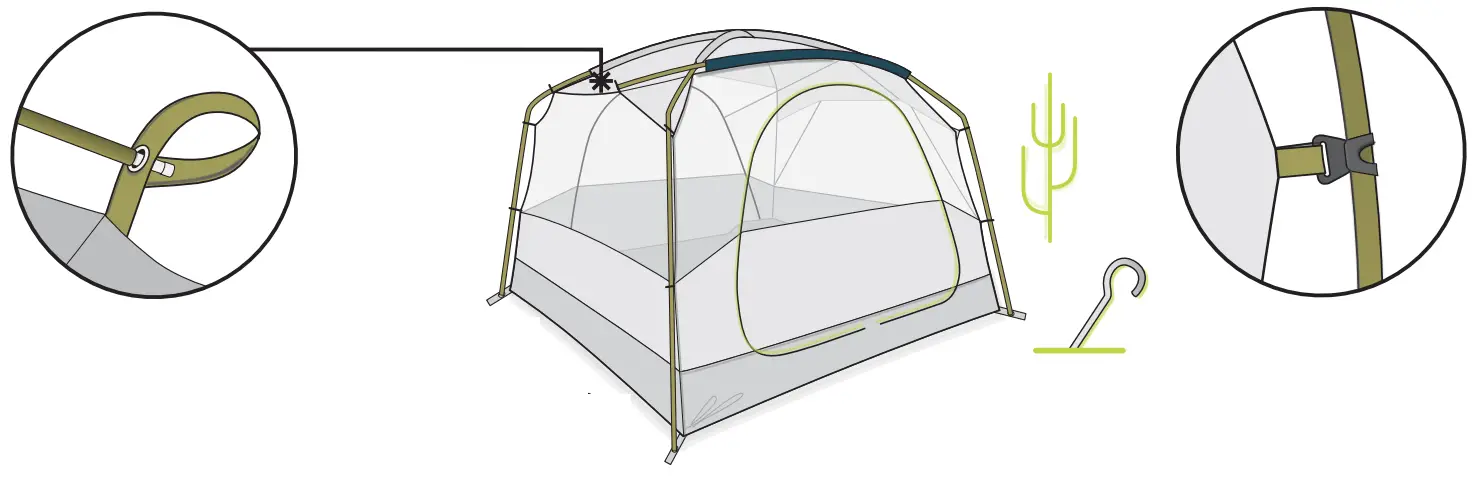 Eureka 2629112 Space Camp 4 Person Tent - fig2