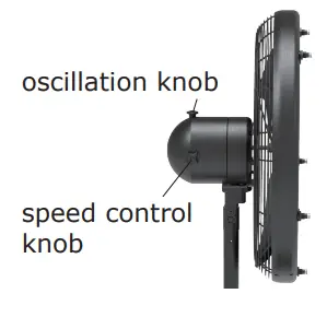 Costway ES10138US BK Misting Fan - fig5