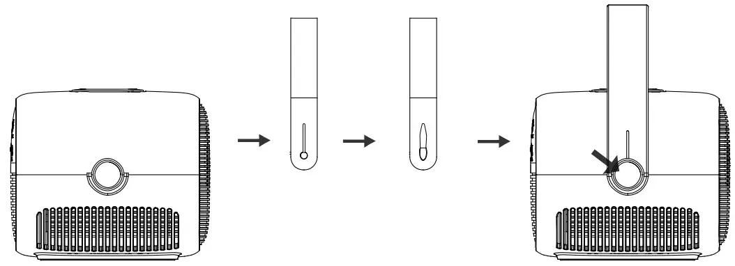 naxa NVP 2002 110 Inch Home Theater 480P LCD Projector - fig 2