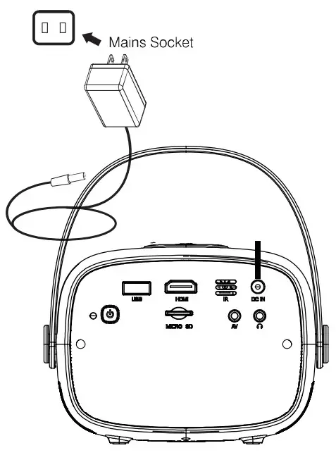 naxa NVP 2002 110 Inch Home Theater 480P LCD Projector - fig 3