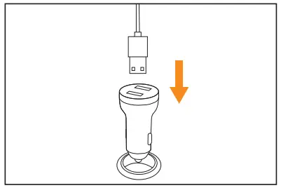 Maction Technologies P300 Por Dash Camera - power cable
