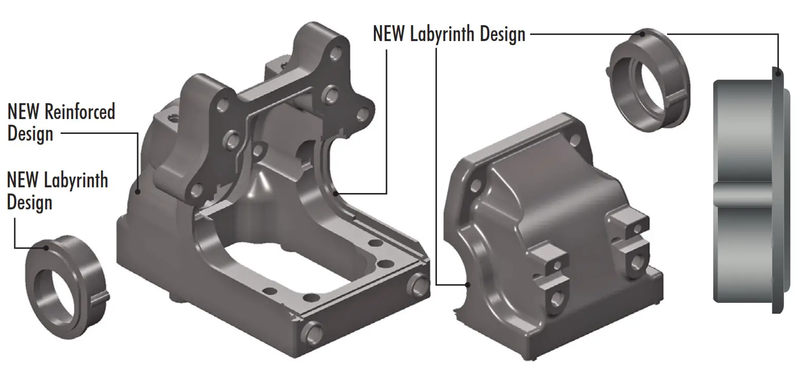 XRAY XB8 Upgrade Kit - BULKHEADS & HUBS