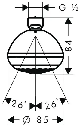 Hansgrohe 28423000 Crometta 85 Shower - Crometta 3