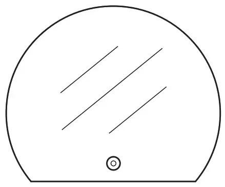 ARA800 Touch Control LED Mirror - Cover