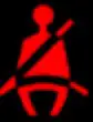 Driver’s seat belt reminder light