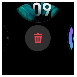 Delete Watch Faces