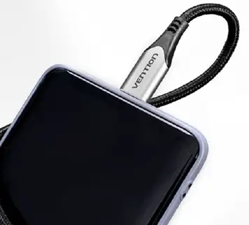 VENTION-TAAHD-Cotton-Braided-USB-C to-USB-C 3.1-Cable-09