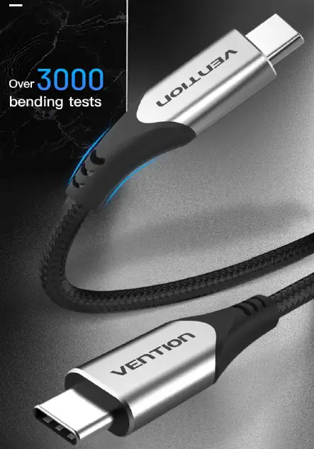 VENTION-TAAHD-Cotton-Braided-USB-C to-USB-C 3.1-Cable-15