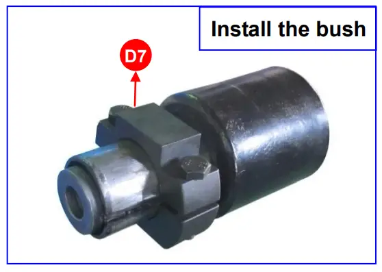 endeavour ET1181F Truck Spring Pin Bush Removal Tool - Install the bush1
