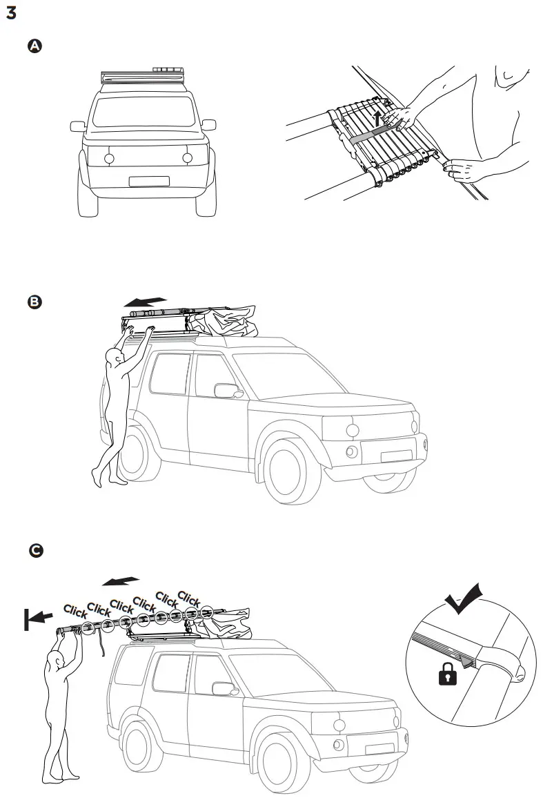 THULE 901010 Roof Mounted Tent for Car - FIGURE 20