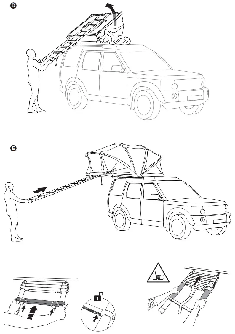 THULE 901010 Roof Mounted Tent for Car - FIGURE 21