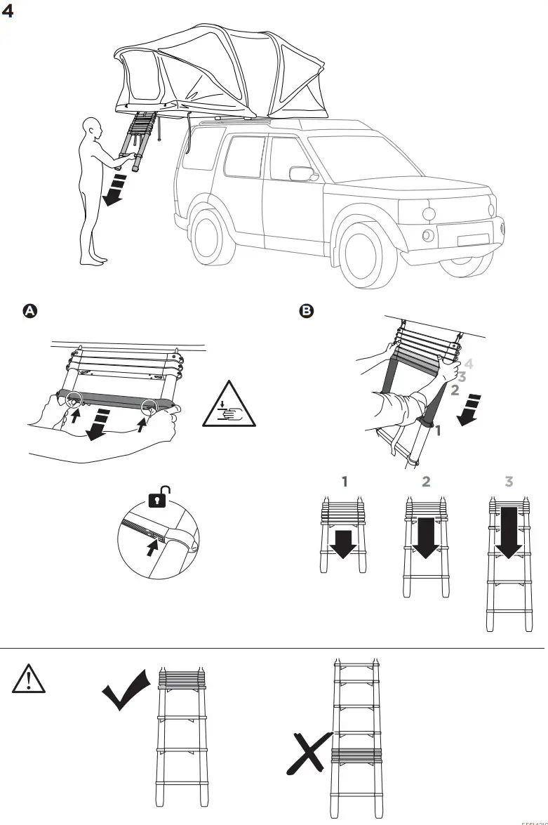 THULE 901010 Roof Mounted Tent for Car - FIGURE 22
