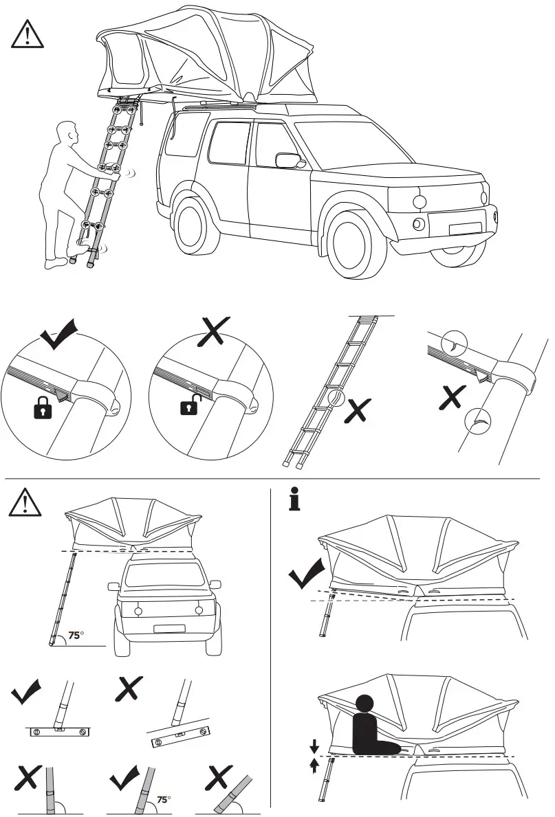 THULE 901010 Roof Mounted Tent for Car - FIGURE 23