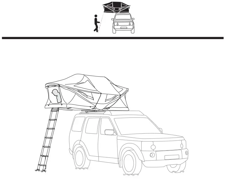 THULE 901010 Roof Mounted Tent for Car - FIGURE 31