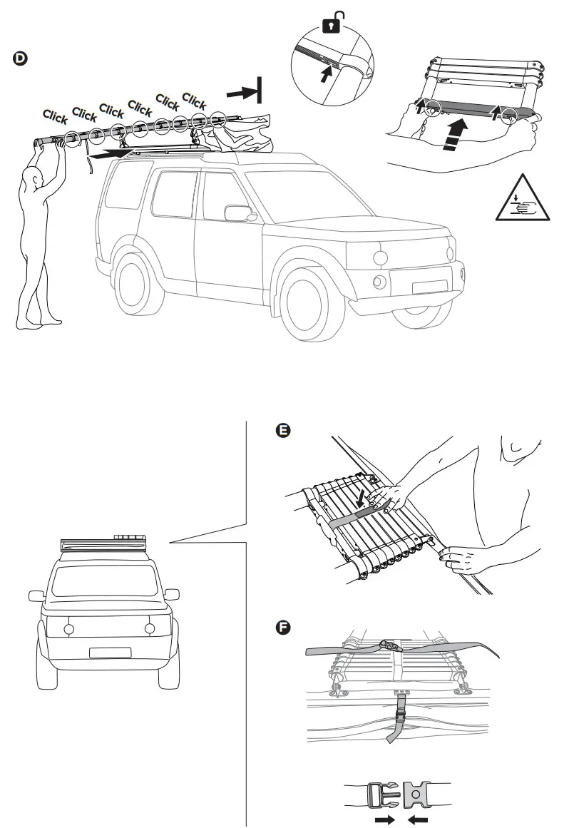 THULE 901010 Roof Mounted Tent for Car - FIGURE 35