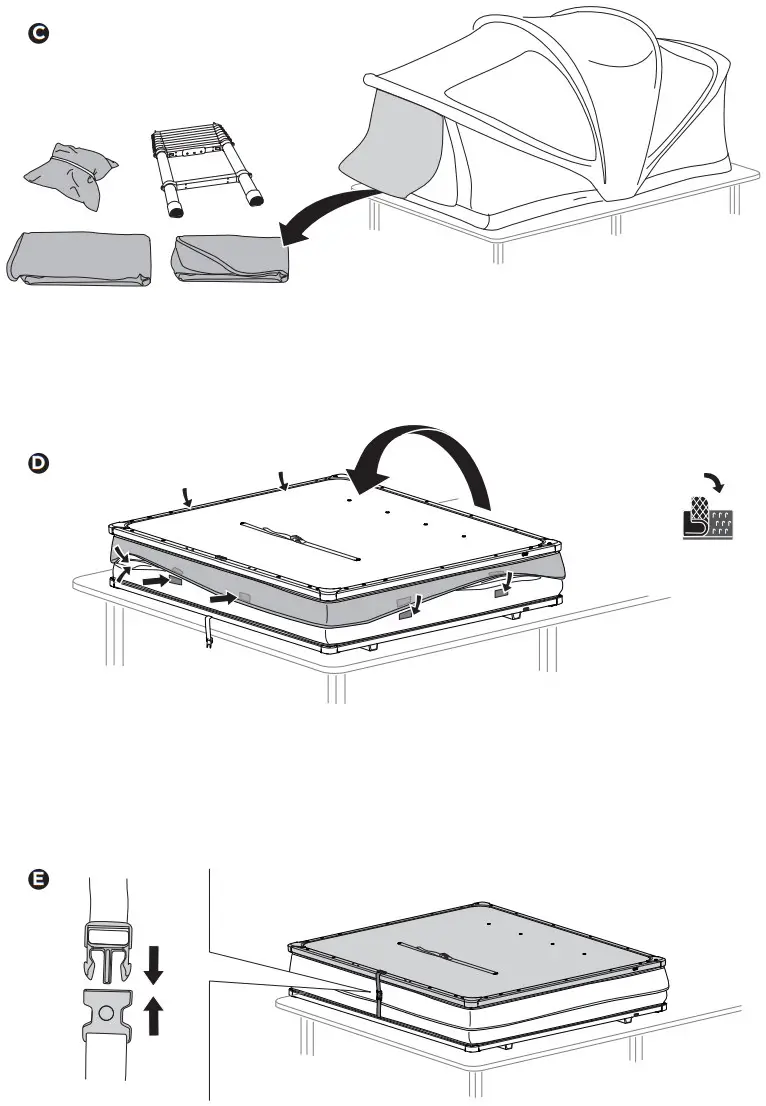 THULE 901010 Roof Mounted Tent for Car - FIGURE 9