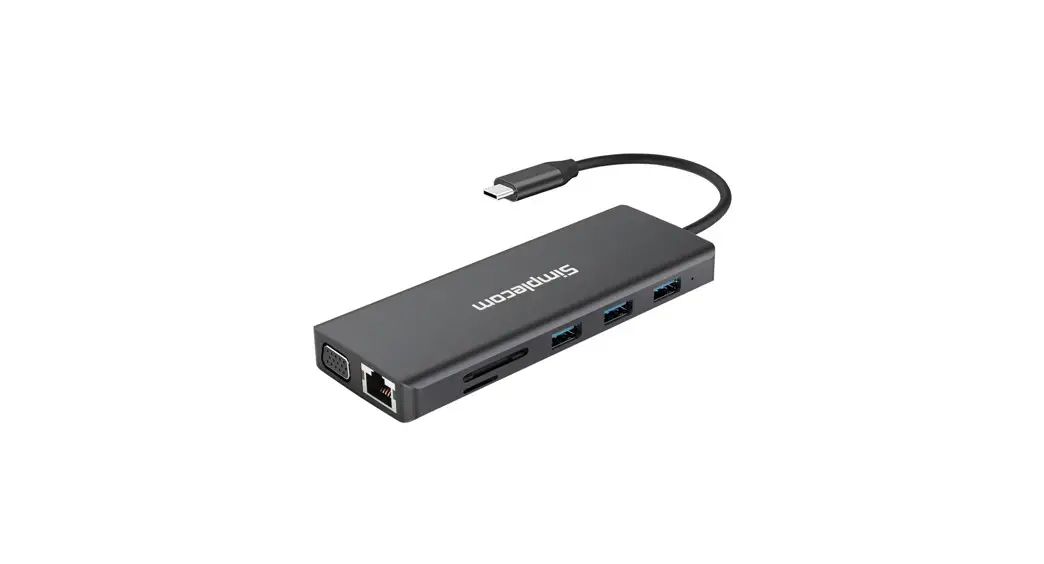 Simplecom Chn612 Usb-c 12-in-1 Multiport Docking Station User Manual