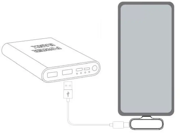 Srhythm K61 Portable Mini Wireless Lavaliere Lapel Microphone - charging device