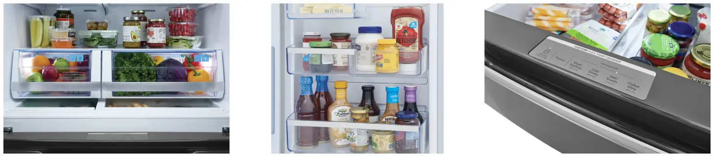 FRIGIDAIRE GALLERY GRMN2872AF 27.2 Cu. Ft. 4 Door French Door Refrigerator - Consumer Benefits