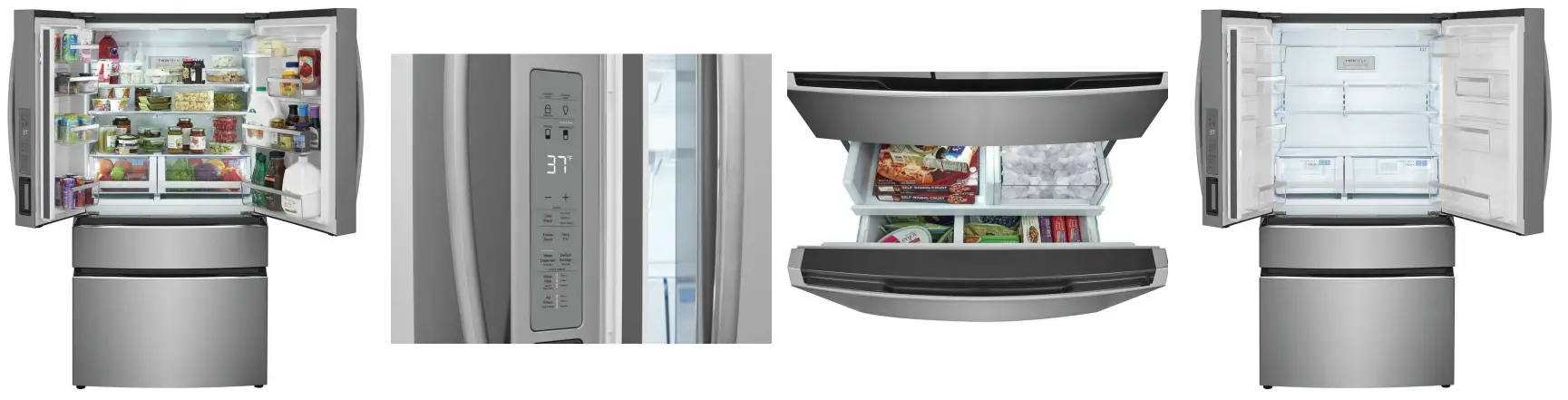 FRIGIDAIRE GALLERY GRMN2872AF 27.2 Cu. Ft. 4 Door French Door Refrigerator - Product Photography
