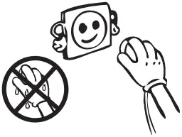 AEG RCB736E3MB Freezer Fridge - Safety warnings 4