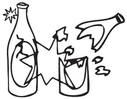 AEG RCB736E3MB Freezer Fridge - Safety warnings 5