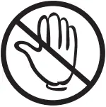 AEG RCB736E3MB Freezer Fridge - Safety warnings 6