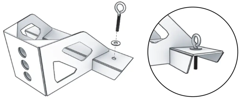 AFX MOTORSPORTS POR038 Spare Tire Carrier - figure 1