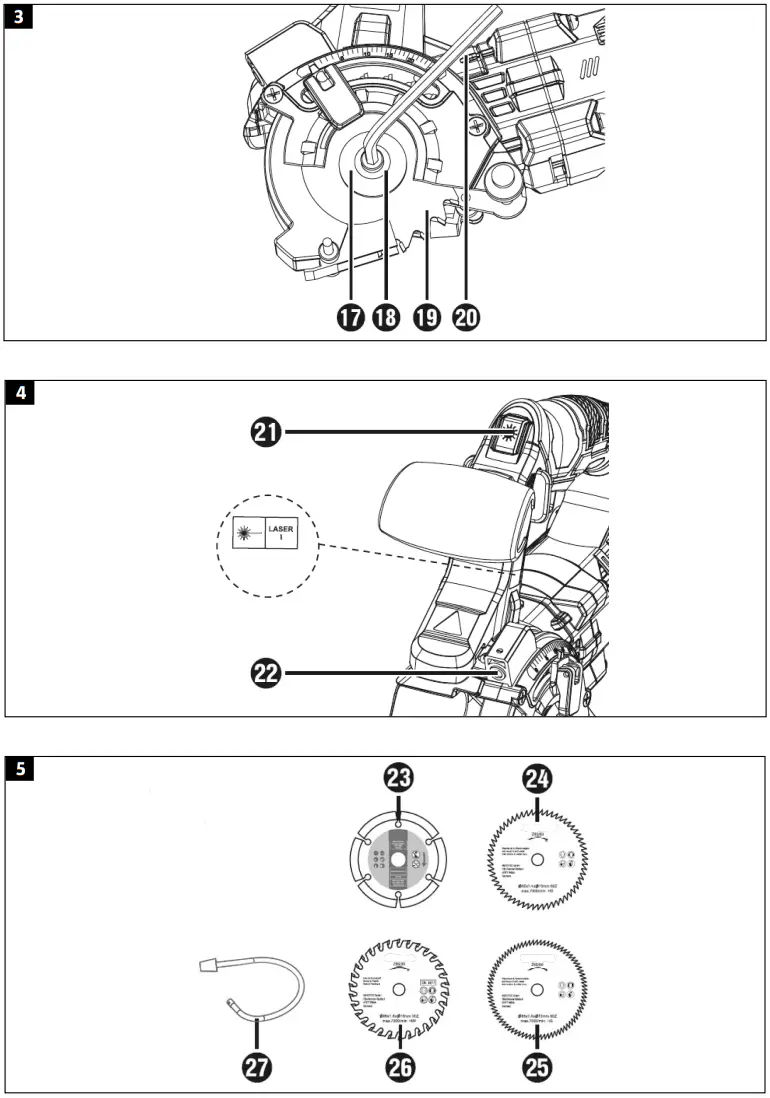 MEEC TOOLS 018517 Precision Circular Saw - Description 1