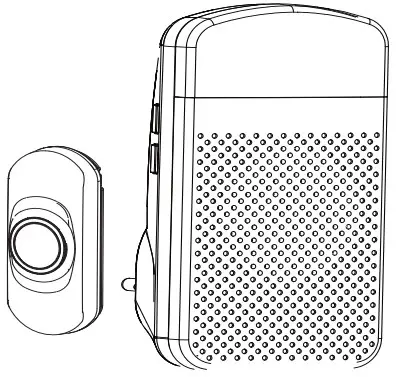 SAFEGUARD SUPPLY LRA-D1000S Loud Doorbell Plugin Kit