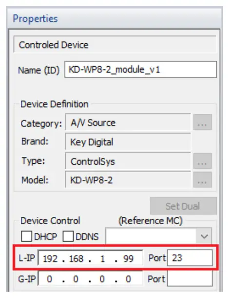 COMPASS CONTROL KD-WP8-2 IP Module