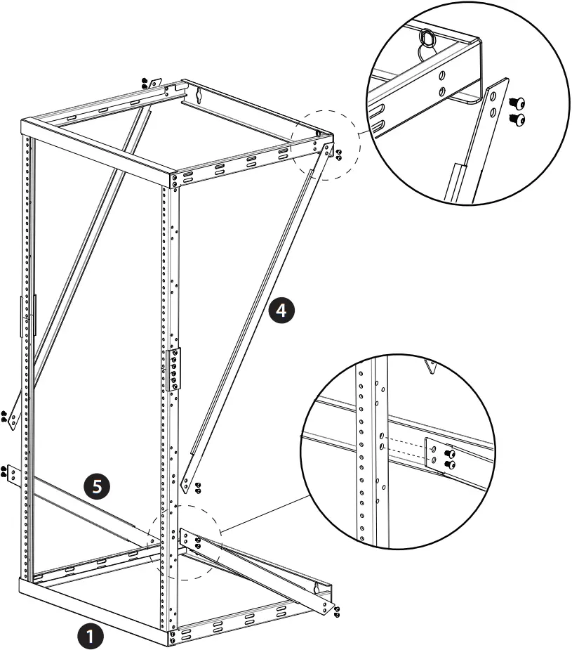rocstor Y10E041-B1 - Assemble the Rack 4