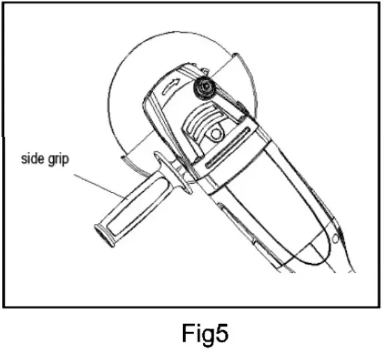 DiamaPro SYSTEMS HGX 7 7 Inch Angle Grinder - DESCRIPTION 5