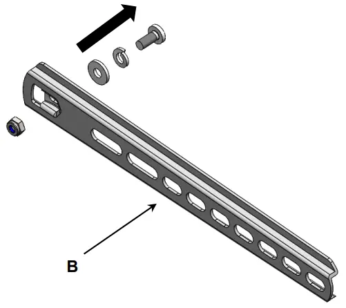 Connect the TV plate to the back of the TV