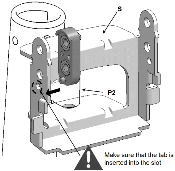Connect the TV plate to the back of the TV