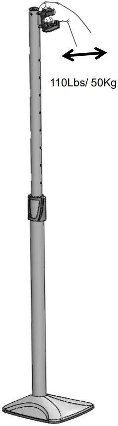 Connect the TV plate to the back of the TV