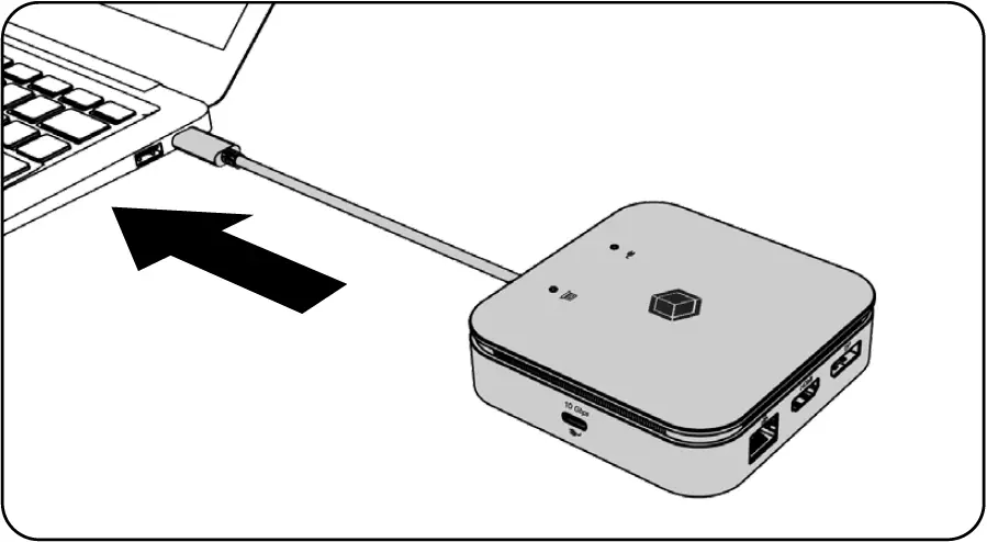 ICY -BOX- IB-DK408-C41 -Mobile -USB4- Notebook -DockingStation - 04