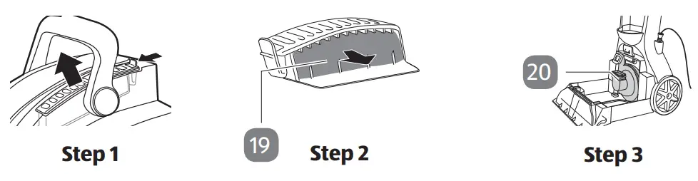 easy Home VC9389 Carpet Cleaner - Step 1