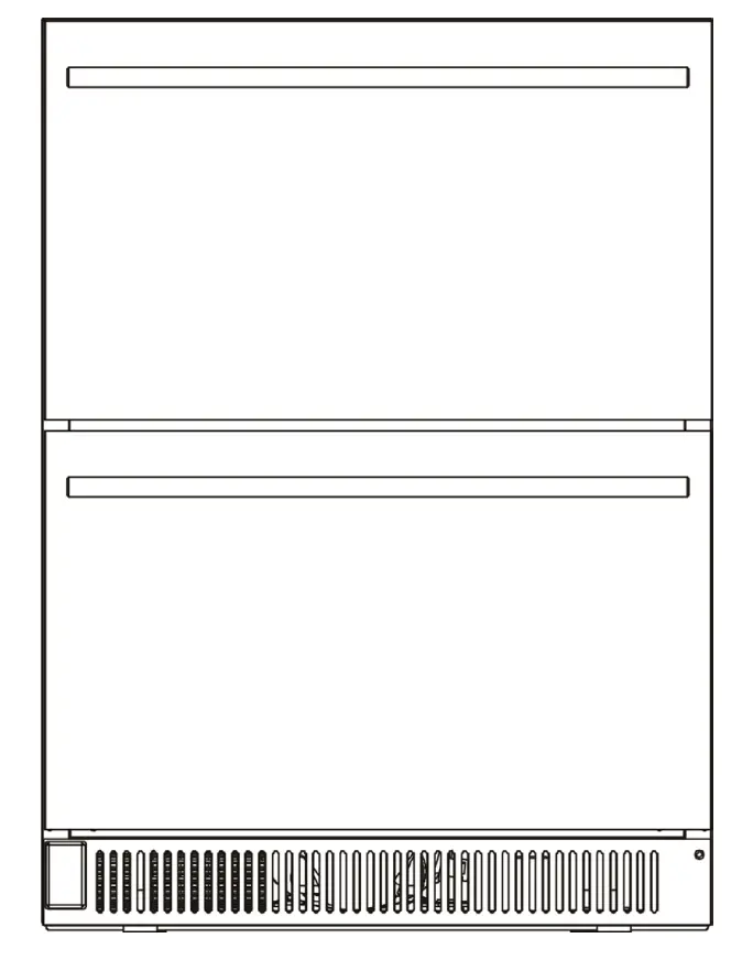 SUMMIT ADFD2D24 Frost Free Drawer Freezer