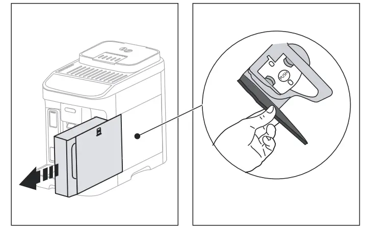 DeLonghi ECAM29X 6Y Zone Vibe 130 Wireless Over Ear Headphone - Grounds container8